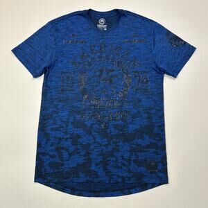 American Fighter T Shirt Mens Size XL Extra Large Blue Fighting MMA